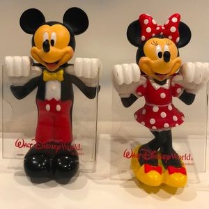 Mickey & Minnie Mouse Walt Disney World magnets